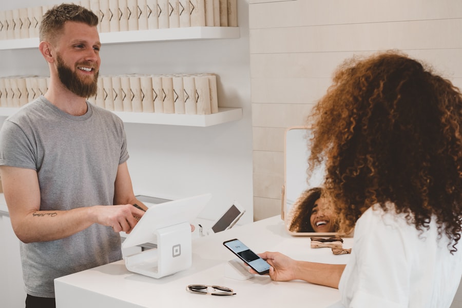 Merchant accepting an in-store card payment
